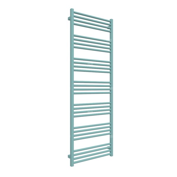 Grzejnik drabinkowy TERMA FIONA, podłączenie SX, wym. 1620 x 580 mm, kolor turkusowy pastelowy RAL6034, moc 779W