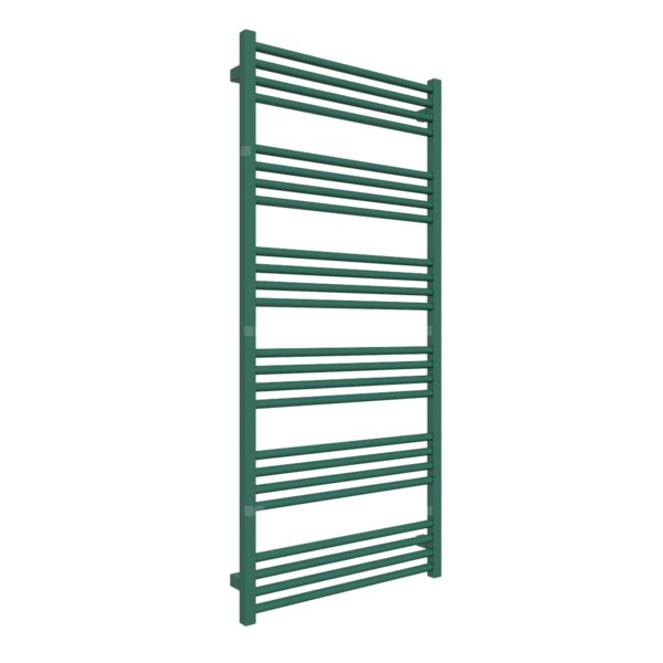Grzejnik drabinkowy TERMA FIONA, podłączenie SX, wym. 1380 x 630 mm, kolor zielony opal RAL6026, moc 711W