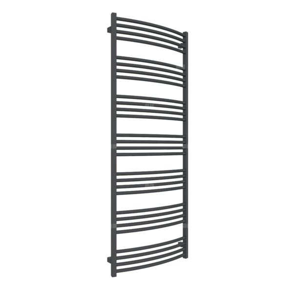 Grzejnik drabinkowy TERMA LENA, podłączenie Z1, wym. 1620 x 600 mm, kolor szary czarny RAL7021, moc 815W