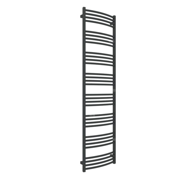 Grzejnik drabinkowy TERMA LENA, podłączenie Z1, wym. 1860 x 500 mm, kolor czarny jak kruk mat RAL9005, moc 802W