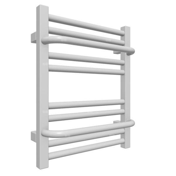 Grzejnik elektryczny TERMA LIMA 400 x 500 mm, kolor szary mleczny RAL7047, moc 200 W, podłączenie E8, kabel prosty z wtyczką i włącznikiem on/off