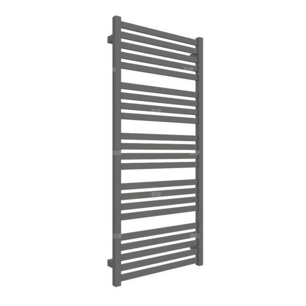 Grzejnik drabinkowy TERMA MARLIN, podłączenie Z1, wym. 1185 x 530 mm, kolor błyszcząca szarość, moc 576W
