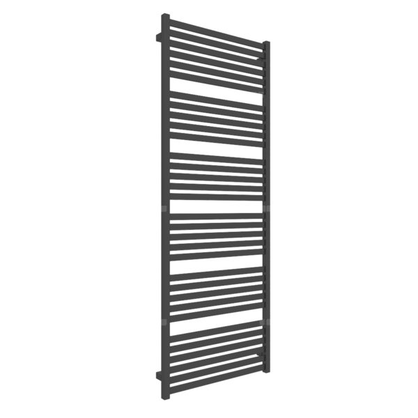 Grzejnik drabinkowy TERMA MARLIN, podłączenie ZX, wym. 1680 x 630 mm, kolor czarny RAL9017, moc 957W