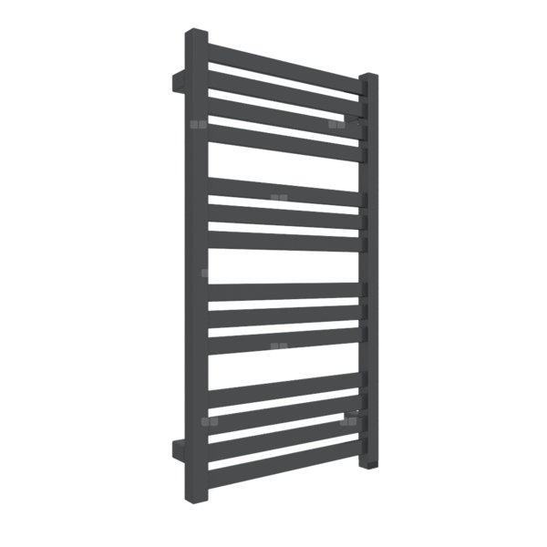 Grzejnik drabinkowy TERMA MARLIN ONE, podłączenie S8, wym. 780 x 430 mm, kolor metaliczna czerń, moc 319W
