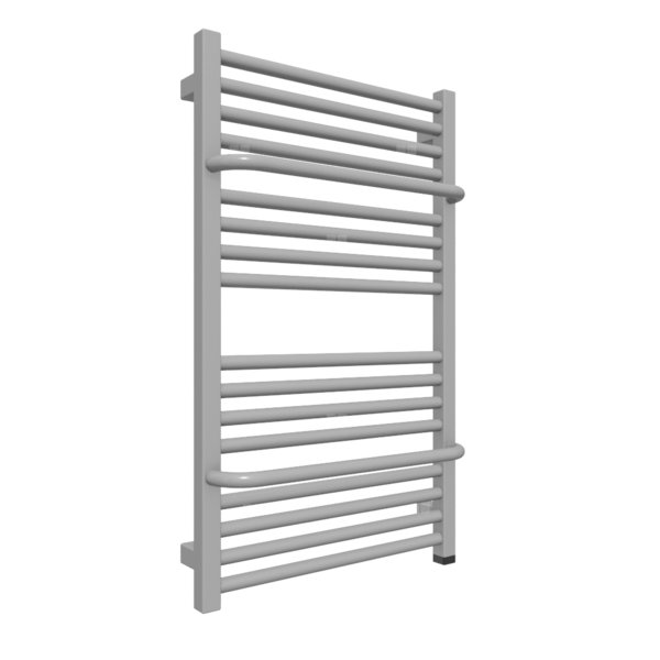 Grzejnik drabinkowy TERMA LIMA ONE, podłączenie S1, wym. 820 x 500 mm, kolor jasne aluminium metaliczny RAL9006, moc 406W