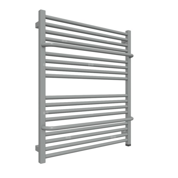 Grzejnik elektryczny TERMA LIMA ONE 700 x 820 mm, kolor sól i pieprz, moc 600 W, podłączenie E1, kabel spiralny z wtyczką 2,5m