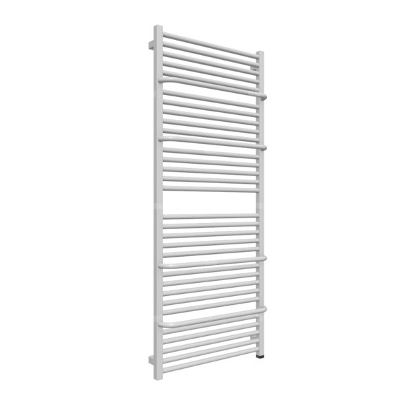 Grzejnik drabinkowy TERMA LIMA ONE, podłączenie S8, wym. 1460 x 600 mm, kolor srebrny mat, moc 879W