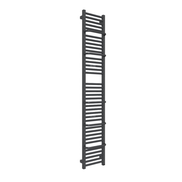 Grzejnik drabinkowy TERMA LIMA ONE, podłączenie S1, wym. 1700 x 300 mm, kolor metaliczna czerń, moc 527W