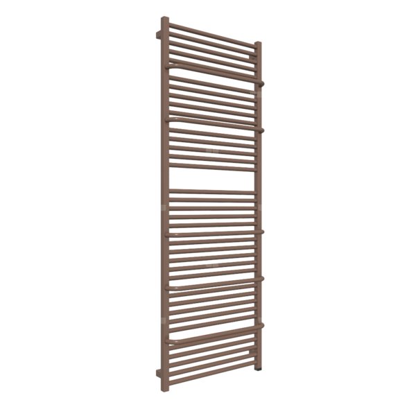 Grzejnik drabinkowy TERMA LIMA ONE, podłączenie S1, wym. 1700 x 600 mm, kolor brązowy blady RAL8025, moc 1031W