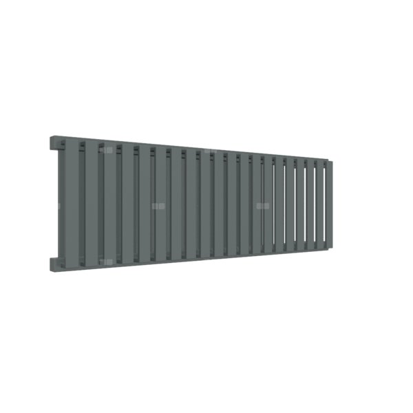 Grzejnik drabinkowy TERMA NEMO, podłączenie YP, wym. 300 x 915 mm, kolor metaliczny szary, moc 533W