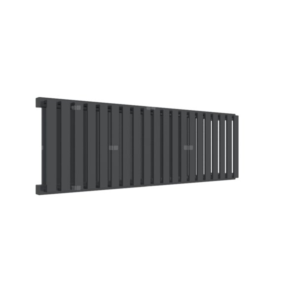 Grzejnik drabinkowy TERMA NEMO, podłączenie YL, wym. 300 x 915 mm, kolor metaliczna czerń, moc 533W