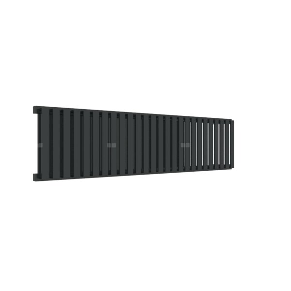 Grzejnik drabinkowy TERMA NEMO, podłączenie YP, wym. 300 x 1185 mm, kolor czarny jak kruk soft RAL9005, moc 690W