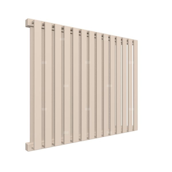 Grzejnik drabinkowy TERMA NEMO, podłączenie YP, wym. 530 x 645 mm, kolor jasna kość słoniowa RAL1015, moc 626W