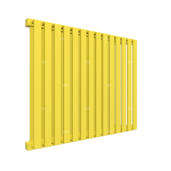 Grzejnik drabinkowy TERMA NEMO, podłączenie P3, wym. 530 x 645 mm, kolor miękkie zielone jabłko, moc 626W