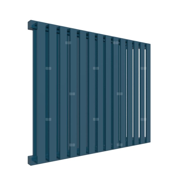 Grzejnik drabinkowy TERMA NEMO, podłączenie YP, wym. 530 x 645 mm, kolor niebieski turkusowy RAL5001, moc 626W