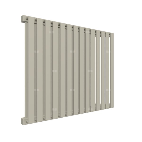 Grzejnik drabinkowy TERMA NEMO, podłączenie YP, wym. 530 x 645 mm, kolor kalifornijski beż, moc 626W