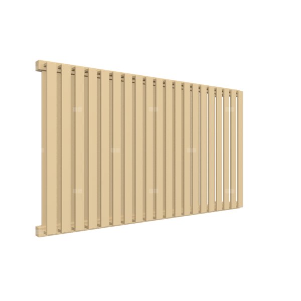 Grzejnik drabinkowy TERMA NEMO, podłączenie YP, wym. 530 x 915 mm, kolor kość słoniowa RAL1014, moc 888W