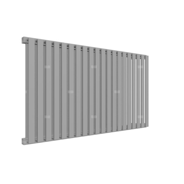 Grzejnik drabinkowy TERMA NEMO, podłączenie YP, wym. 530 x 915 mm, kolor szary sygnałowy RAL7004, moc 888W