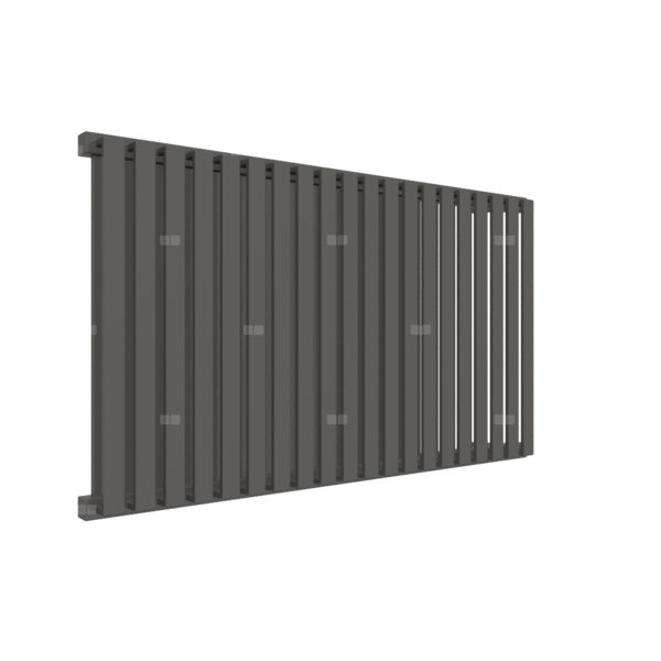Grzejnik drabinkowy TERMA NEMO, podłączenie P3, wym. 530 x 915 mm, kolor brąz anodowy, moc 888W