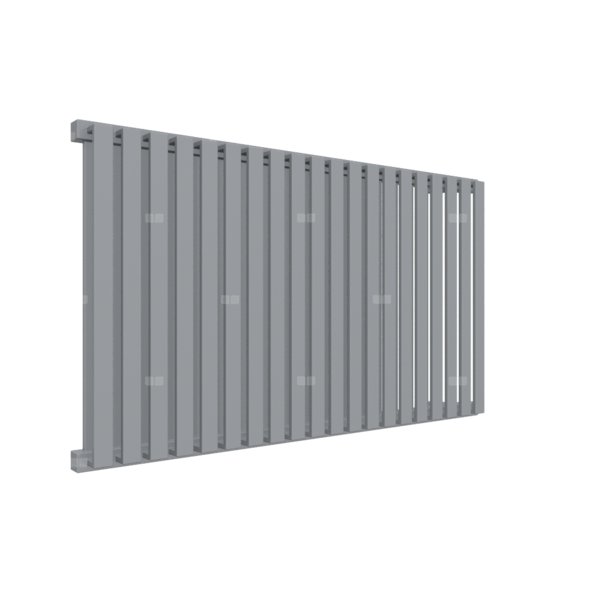 Grzejnik drabinkowy TERMA NEMO, podłączenie YL, wym. 530 x 915 mm, kolor szary RAL7045, moc 888W