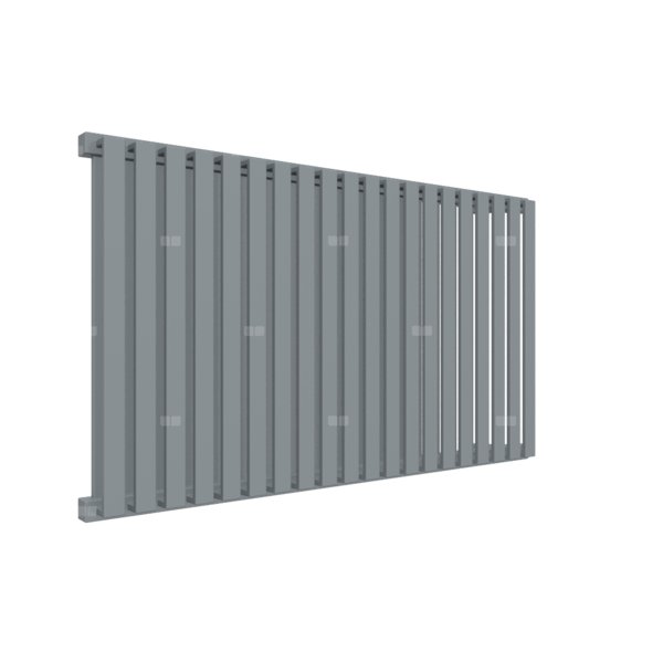 Grzejnik drabinkowy TERMA NEMO, podłączenie P3, wym. 530 x 915 mm, kolor szary ciemniejszy RAL7046, moc 888W