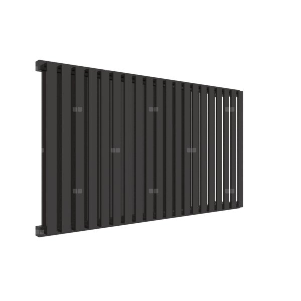 Grzejnik drabinkowy TERMA NEMO, podłączenie YL, wym. 530 x 915 mm, kolor heban, moc 888W