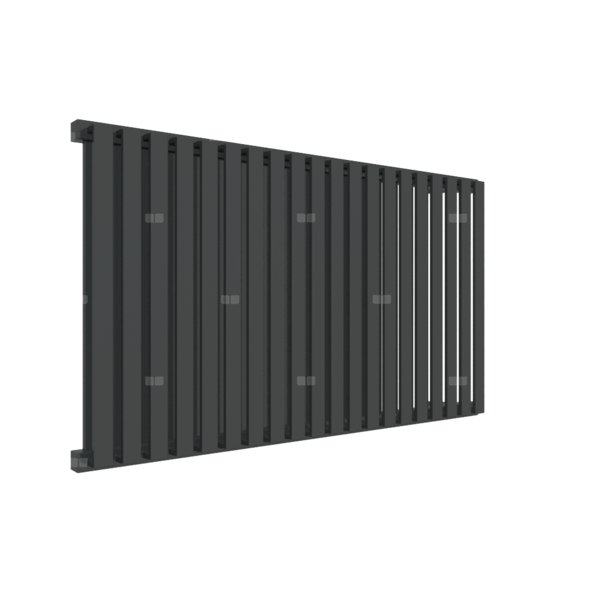 Grzejnik drabinkowy TERMA NEMO, podłączenie P3, wym. 530 x 915 mm, kolor czarny RAL9011, moc 888W