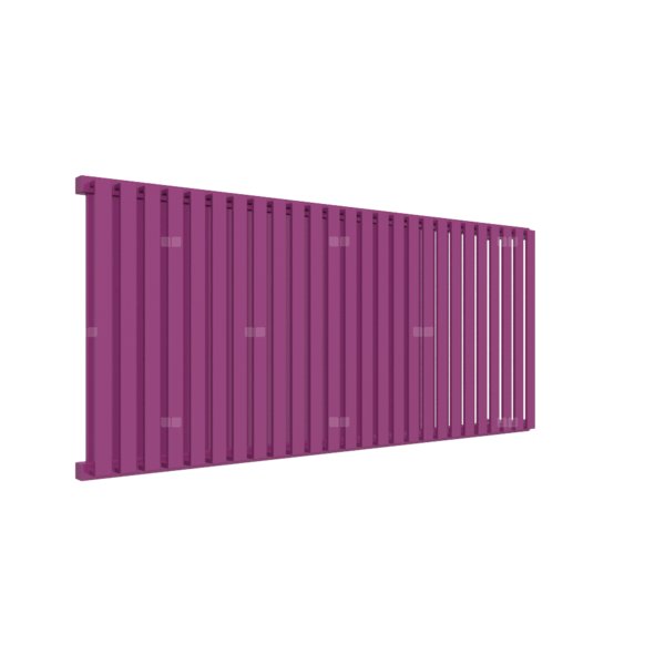 Grzejnik drabinkowy TERMA NEMO, podłączenie P3, wym. 530 x 1185 mm, kolor purpurowy drogowy RAL4006, moc 1150W