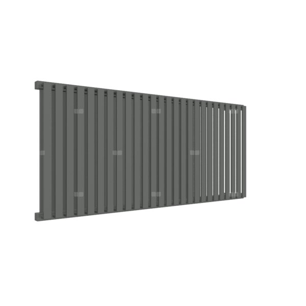 Grzejnik drabinkowy TERMA NEMO, podłączenie YP, wym. 530 x 1185 mm, kolor błyszcząca szarość, moc 1150W