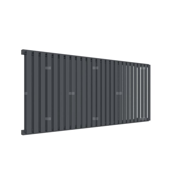 Grzejnik drabinkowy TERMA NEMO, podłączenie L6, wym. 530 x 1185 mm, kolor szary antracytowy RAL7016, moc 1150W