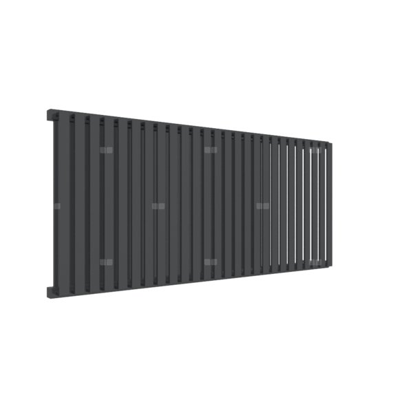 Grzejnik drabinkowy TERMA NEMO, podłączenie YL, wym. 530 x 1185 mm, kolor szary czarny RAL7021, moc 1150W
