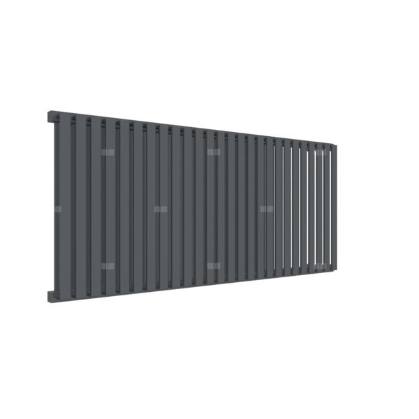 Grzejnik drabinkowy TERMA NEMO, podłączenie P3, wym. 530 x 1185 mm, kolor szary grafitowy RAL7024, moc 1150W