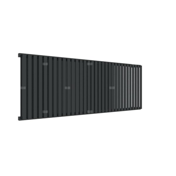Grzejnik drabinkowy TERMA NEMO, podłączenie YP, wym. 530 x 1455 mm, kolor czarny jak kruk soft RAL9005, moc 1412W