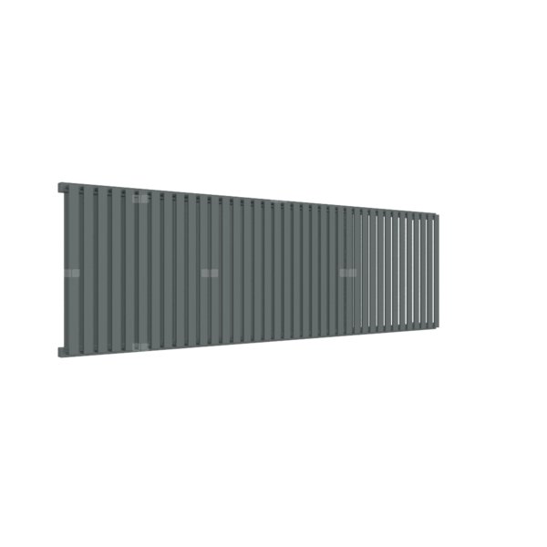 Grzejnik drabinkowy TERMA NEMO, podłączenie YL, wym. 530 x 1725 mm, kolor metaliczny szary, moc 1675W
