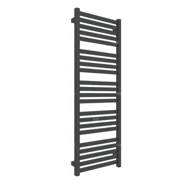 Grzejnik drabinkowy TERMA MARLIN ONE, podłączenie S1, wym. 1180 x 430 mm, kolor czarny RAL9011, moc 467W