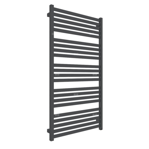 Grzejnik drabinkowy TERMA MARLIN ONE, podłączenie S8, wym. 1185 x 630 mm, kolor metaliczna czerń, moc 685W