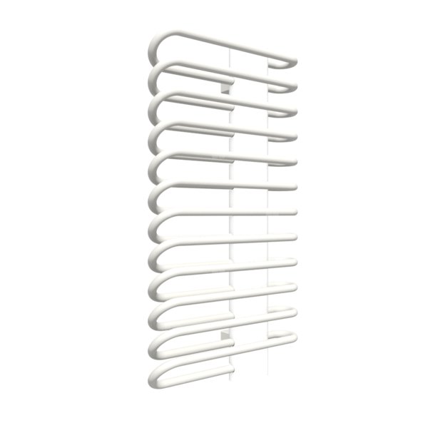 Grzejnik drabinkowy TERMA MICHELLE, podłączenie YL, wym. 780 x 400 mm, kolor biały drogowy RAL9016, moc 365W