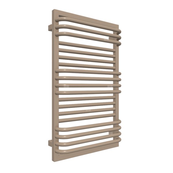 Grzejnik drabinkowy TERMA POC 2, podłączenie Z8, wym. 840 x 500 mm, kolor irchowo-szary RAL1019, moc 493W
