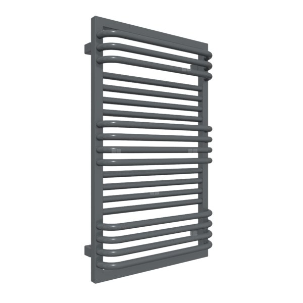 Grzejnik drabinkowy TERMA POC 2, podłączenie Z1, wym. 840 x 500 mm, kolor szary łupek RAL7015, moc 493W