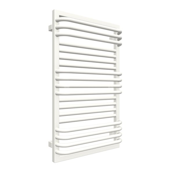 Grzejnik elektryczny TERMA POC 2 500 x 840 mm, kolor biały drogowy RAL9016, moc 600 W, podłączenie E8, kabel prosty bez wtyczki z maskownicą