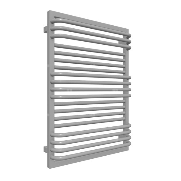 Grzejnik drabinkowy TERMA POC 2, podłączenie SX, wym. 840 x 600 mm, kolor szary sygnałowy RAL7004, moc 590W