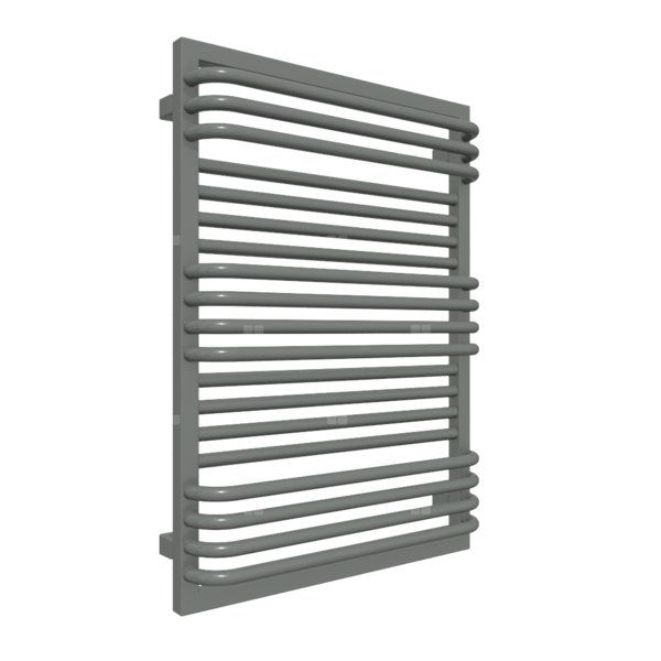 Grzejnik drabinkowy TERMA POC 2, podłączenie SX, wym. 840 x 600 mm, kolor szary mysi RAL7005, moc 590W