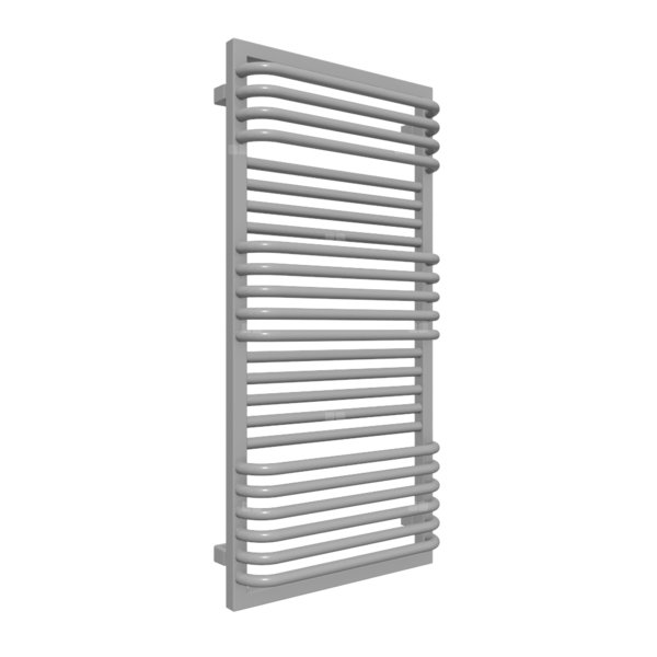 Grzejnik drabinkowy TERMA POC 2, podłączenie ZX, wym. 1040 x 500 mm, kolor szary sygnałowy RAL7004, moc 618W