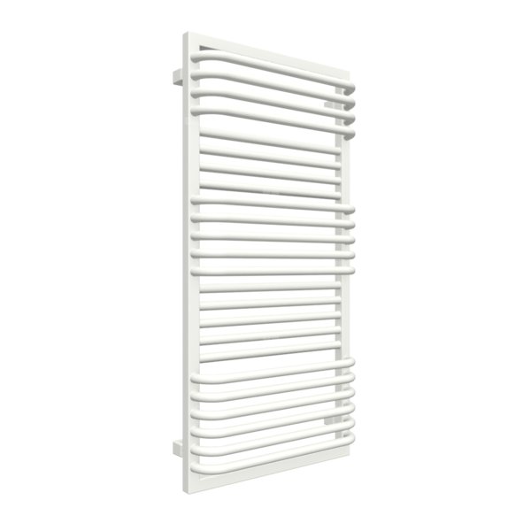 Grzejnik drabinkowy TERMA POC 2, podłączenie ZX, wym. 1040 x 500 mm, kolor biała ściana, moc 618W