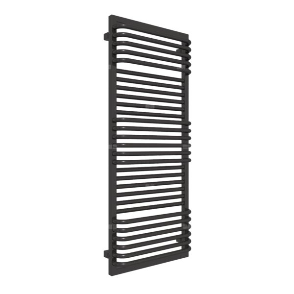 Grzejnik drabinkowy TERMA POC 2, podłączenie SX, wym. 1240 x 500 mm, kolor heban, moc 744W