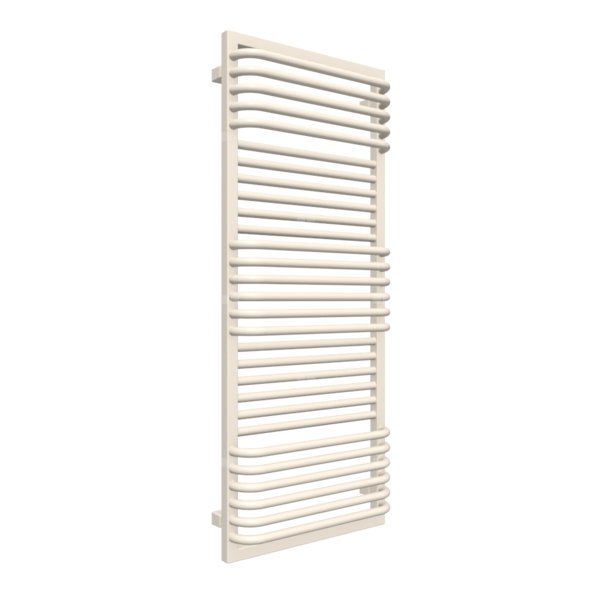 Grzejnik drabinkowy TERMA POC 2, podłączenie SX, wym. 1240 x 500 mm, kolor biały kremowy RAL9001, moc 744W