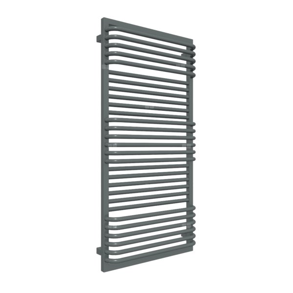 Grzejnik drabinkowy TERMA POC 2, podłączenie Z8, wym. 1240 x 600 mm, kolor metaliczny szary, moc 893W