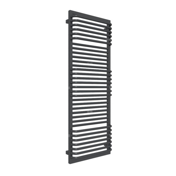 Grzejnik drabinkowy TERMA POC 2, podłączenie SX, wym. 1400 x 500 mm, kolor metaliczna czerń, moc 844W