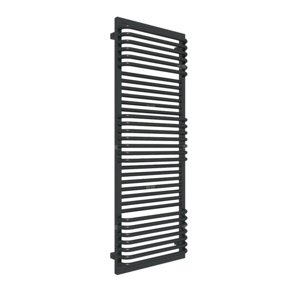 Grzejnik drabinkowy TERMA POC 2, podłączenie SX, wym. 1400 x 500 mm, kolor czarny jak kruk mat RAL9005, moc 844W