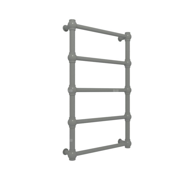 Grzejnik elektryczny TERMA RETRO 504 x 800 mm, kolor nowoczesny szary, moc 200 W, podłączenie E8, kabel spiralny z wtyczką